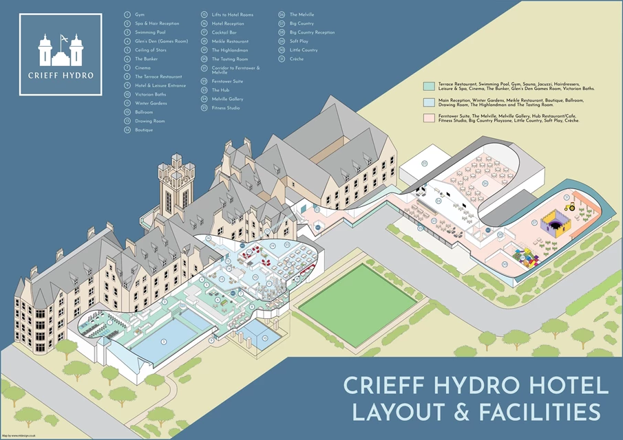Hotel Layout Map