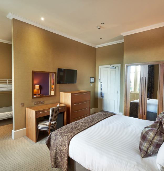 Family room with bunk beds