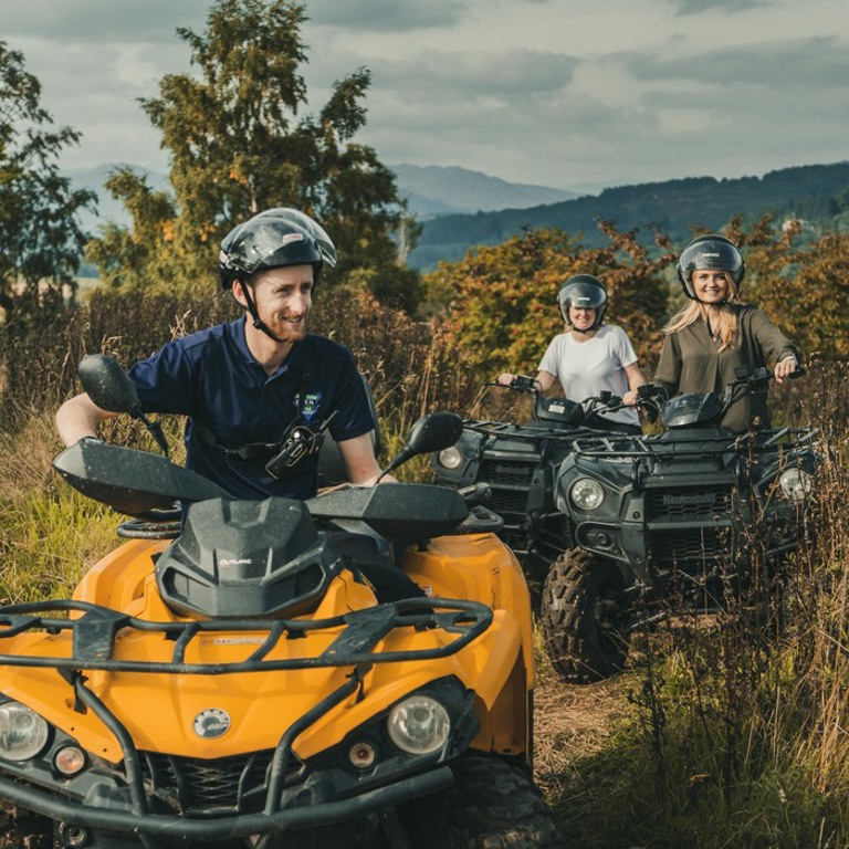 Quad biking at Crieff Hydro