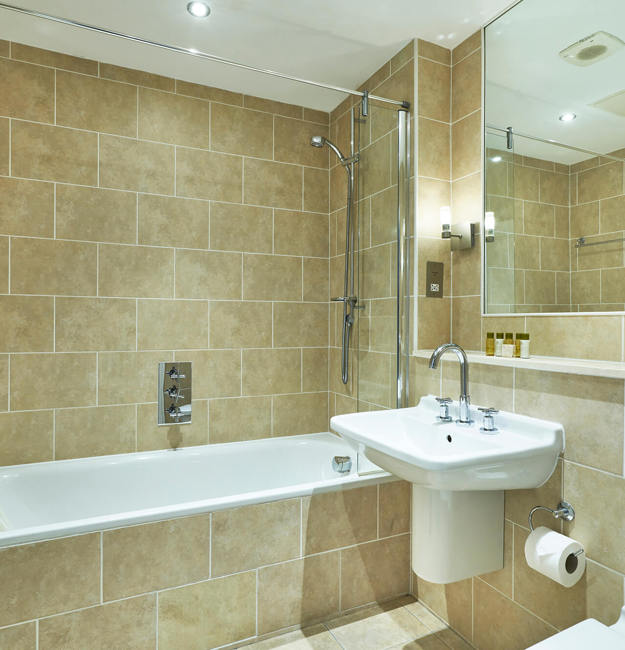 Family room bathroom