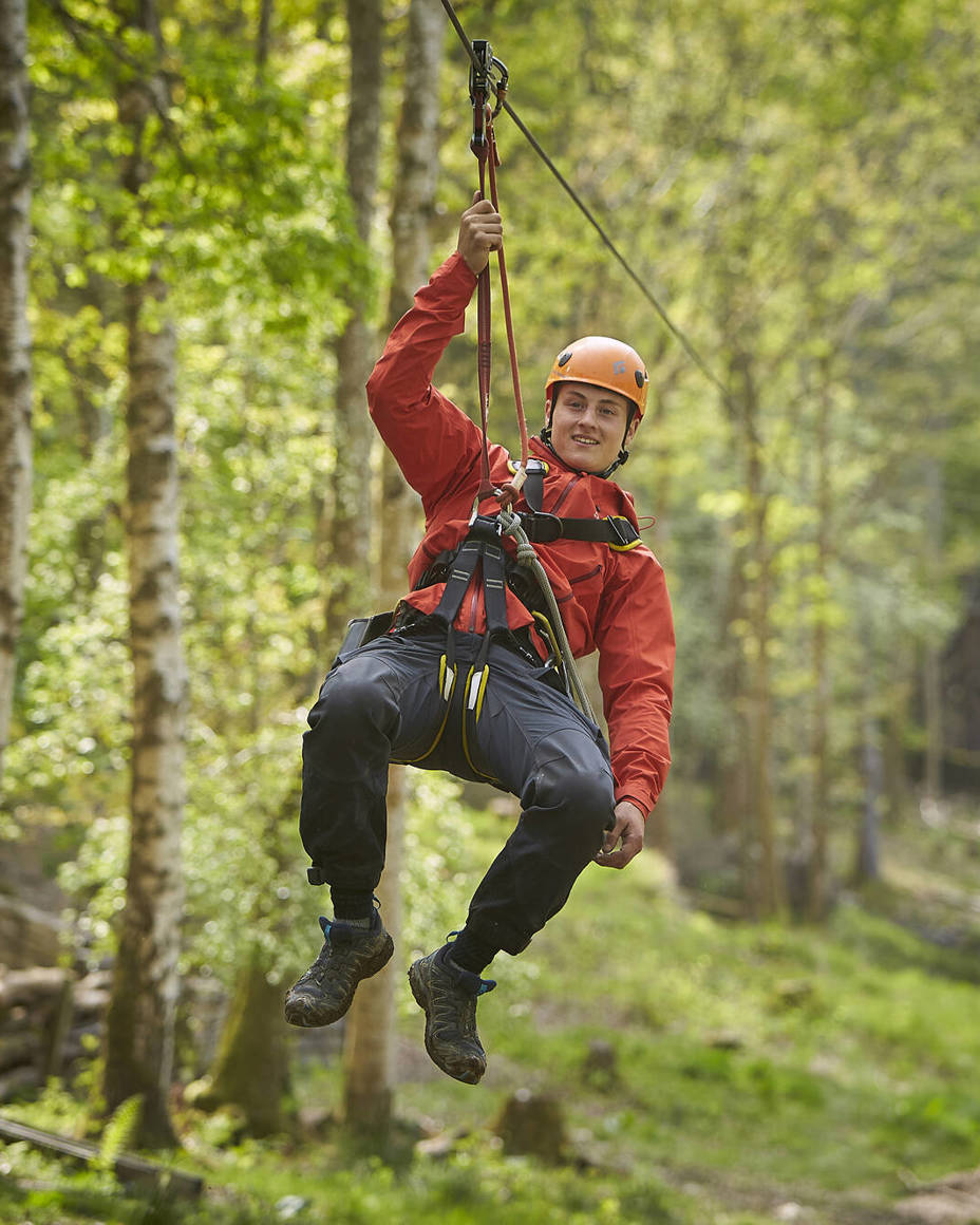 Man flying through Aloft! Man flying through Aloft!