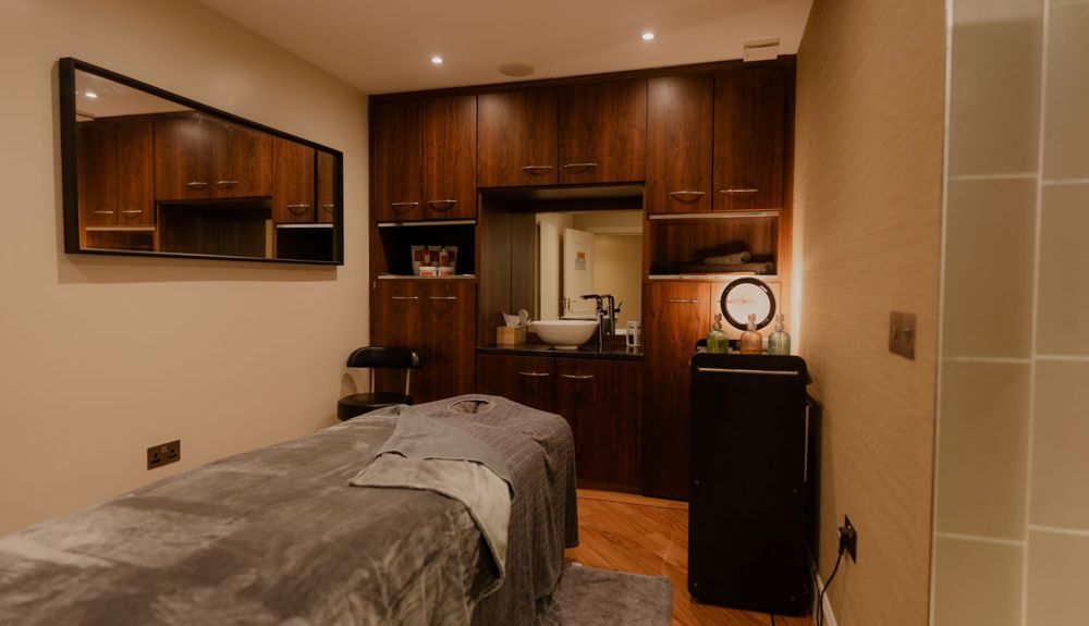 Treatment room at Crieff Hydro