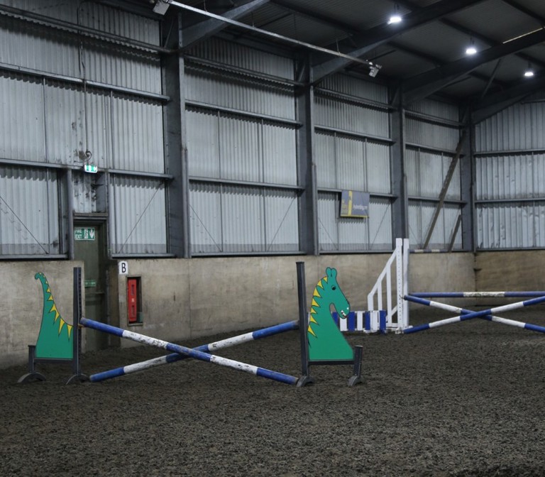 Crieff Hydro's indoor horse riding arena